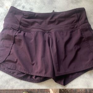 lululemon athletica Women's Plum Purple Run Shorts